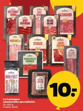 Netto La Campagna udenlandske specialiteter tilbud