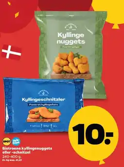 Netto Bistronne kyllingenuggets eller-schnitzel tilbud