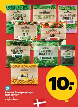 Netto Harvest Best grøntsager eller stir fry tilbud