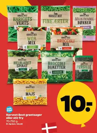 Netto Harvest Best grøntsager eller stir fry tilbud