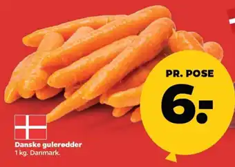 Netto Danske gulerødder tilbud