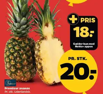 Netto Premieur ananas tilbud