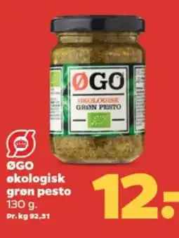 Netto ØGO økologisk grøn pesto tilbud