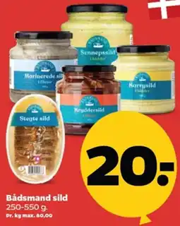 Netto Bådsmand sild . tilbud