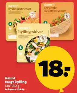 Netto Næmt stegt kylling . tilbud