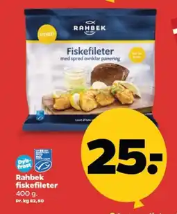 Netto Rahbek fiskefileter tilbud