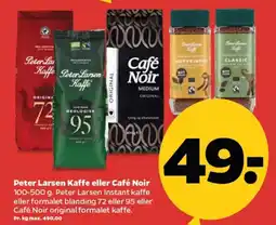 Netto Peter Larsen Kaffe eller Café Noir tilbud