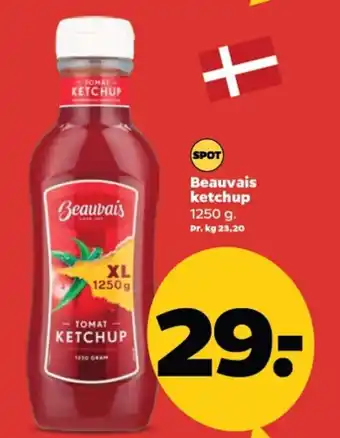 Netto Beauvais ketchup . tilbud