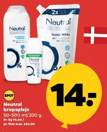 Netto Neutral kropspleje tilbud