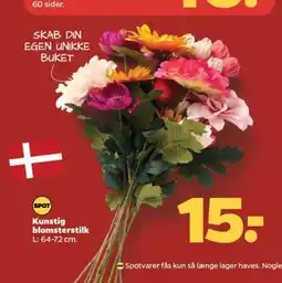 Netto Kunstig blomsterstilk tilbud