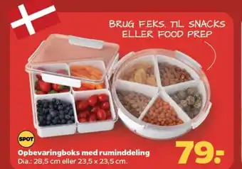 Netto Opbevaringboks med ruminddeling tilbud