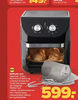 Netto Airfryer-ovn Kapacitet tilbud