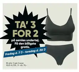 Bilka Bh eller 2-pak trusser tilbud