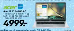 Bilka Acer 17,3” Full HD PC tilbud