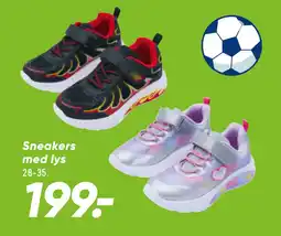 Bilka Sneakers med lys tilbud