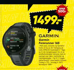 Bilka Garmin Forerunner 165 tilbud