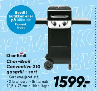 Bilka Char-Broil Convective 210 gasgrill - sort tilbud