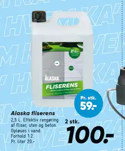 Bilka Alaska fliserens tilbud