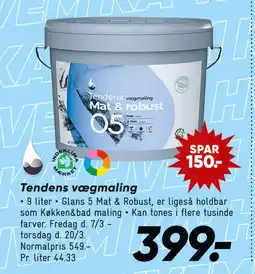 Bilka Tendens vægmaling tilbud