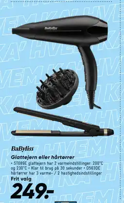Bilka Glattejern eller hårtørrer tilbud