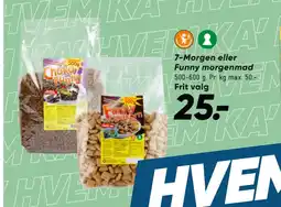 Bilka 7-Morgen eller Funny morgenmad tilbud