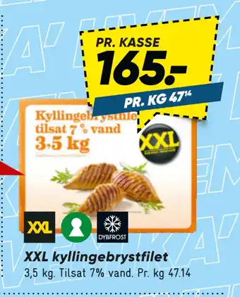 Bilka XXL kyllingebrystfilet tilbud