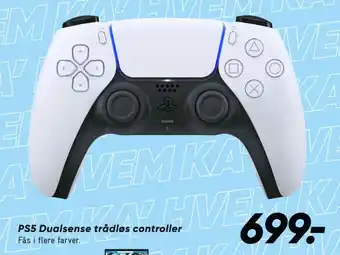 Bilka PS5 Dualsense trådløs controller tilbud