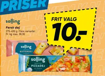 Bilka Fersk dej tilbud