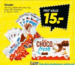 Bilka Kinder tilbud