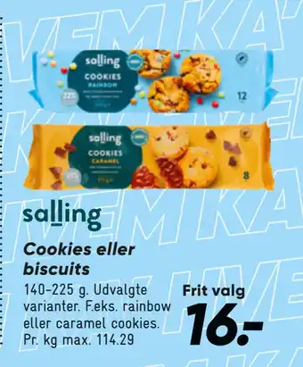 Bilka Cookies eller biscuits tilbud