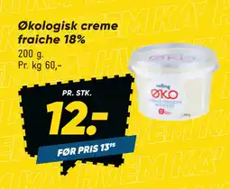 Bilka Økologisk creme fraiche 18% tilbud