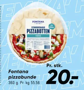 Bilka Fontana pizzabunde tilbud