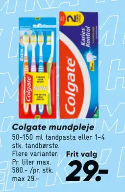 Bilka Colgate mundpleje tilbud