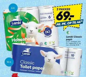 Bilka Lambi Classic papir tilbud