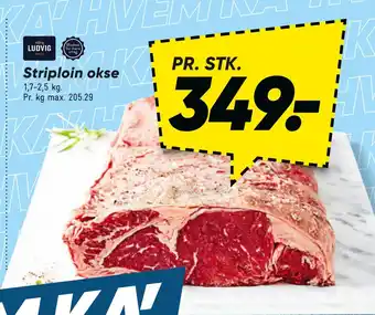 Bilka Striploin okse tilbud