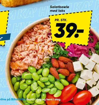 Bilka Salatbowle med laks tilbud