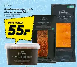 Bilka Grønlandske rejer, kold- eller varmrøget laks tilbud