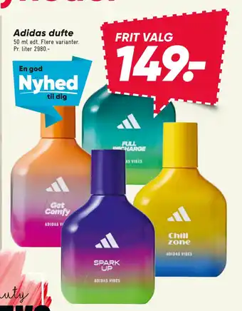 Bilka Adidas dufte tilbud