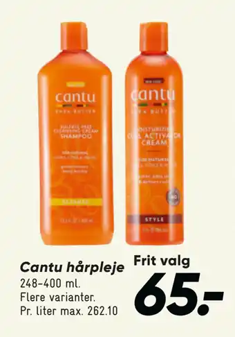 Bilka Cantu hårpleje tilbud