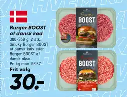 Bilka Burger BOOST af dansk kød tilbud