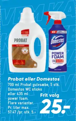 Bilka Probat eller Domestos tilbud