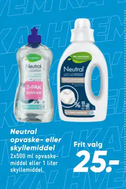 Bilka Neutral opvaske- eller skyllemiddel tilbud