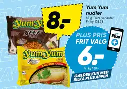 Bilka Yum Yum nudler tilbud