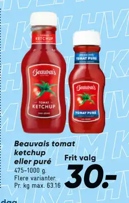 Bilka Beauvais tomat ketchup eller puré tilbud