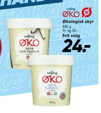 Bilka Økologisk skyr tilbud