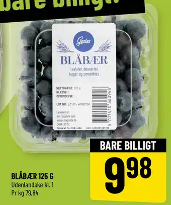 Løvbjerg BLÅBÆR 125 G tilbud