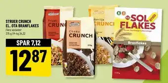 Løvbjerg STRUER CRUNCH EL. OTA BRANFLAKES tilbud