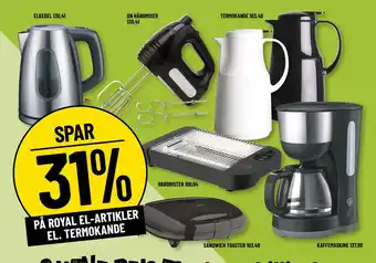 Løvbjerg SPAR 31% PÅ ROYAL EL-ARTIKLER EL. TERMOKANDE tilbud