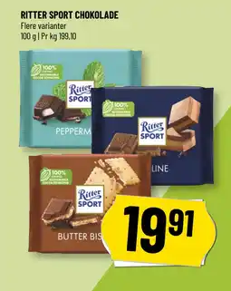 Løvbjerg RITTER SPORT CHOKOLADE tilbud