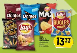 Løvbjerg LAY’S, BUGLES EL. DORITOS CHIPS tilbud